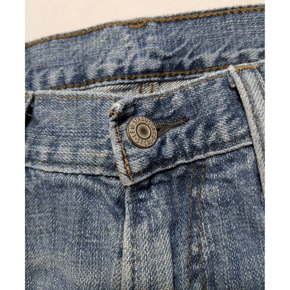 Levis 514 Slim Straight - Men 32x30 Denim Blue Jeans - Picture 12 of 16